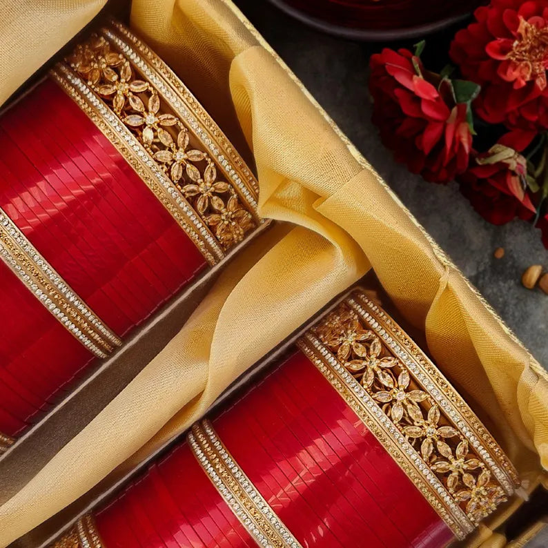 Red Punjabi Bridal Chura