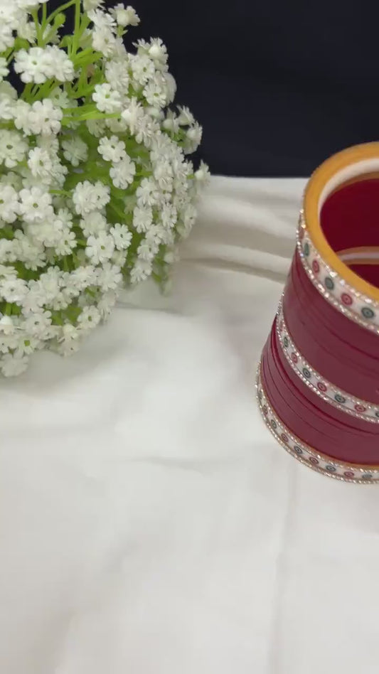 Limited Edition Red Bridal Punjabi Chuda